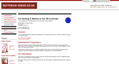 Desktop Screenshot of butterick-vogue.co.uk