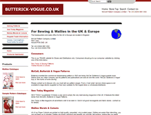 Tablet Screenshot of butterick-vogue.co.uk